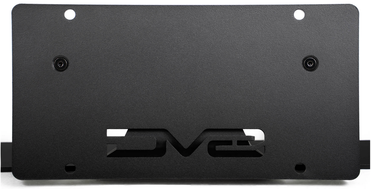 DV8 Capable Bumper Slanted Front License Plate Mount