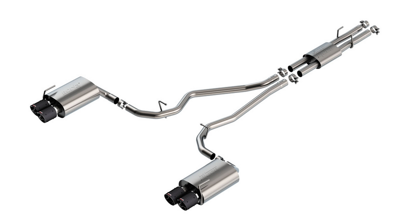 Borla ATAK Cat-Back Exhaust, Carbon Tips 2020-2023 Explorer ST - Speedlogix