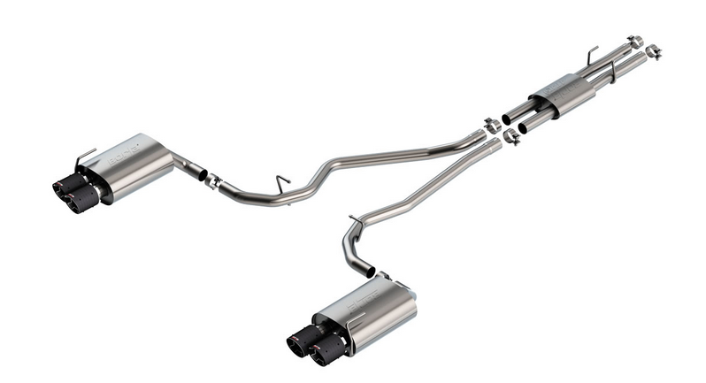 Borla ATAK Cat-Back Exhaust, Carbon Tips 2020-2023 Explorer ST