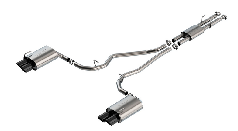 Borla ATAK Cat-Back Exhaust, Black Tips 2020-2023 Explorer ST - Speedlogix