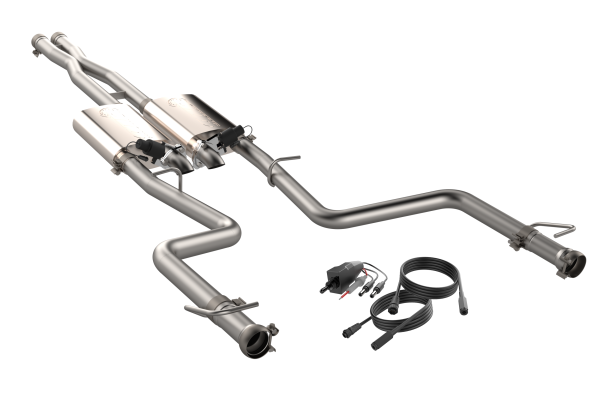 QTP Screamer Cat-Back Exhaust w/ Cut-Outs 2015-2023 Challenger 5.7L