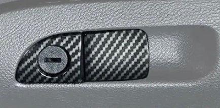 Speedlogix Carbon Print Glove Box Latch Cover 2015-2023 Challenger