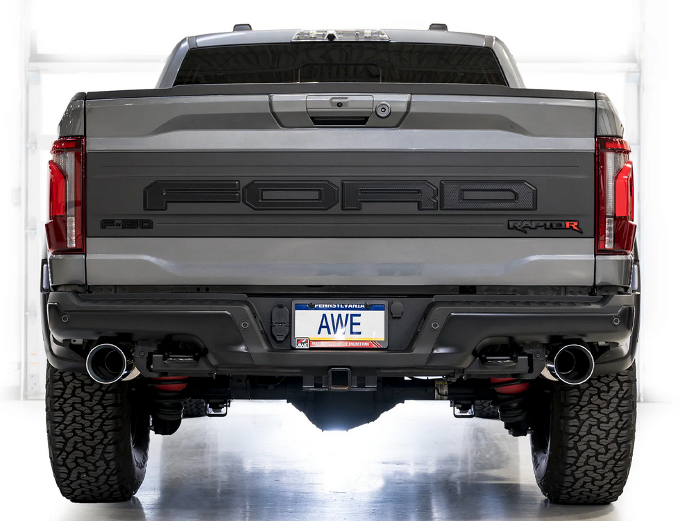 AWE SwitchPath Cat-Back Exhaust, Chrome Tips 2023-2025 Raptor R