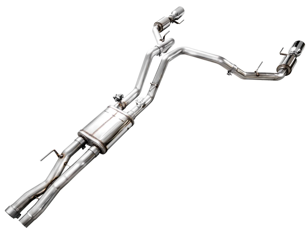 AWE SwitchPath Cat-Back Exhaust, Chrome Tips 2023-2025 Raptor R