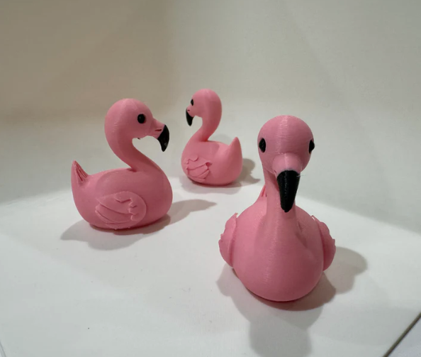 Pink Flamingo Duck