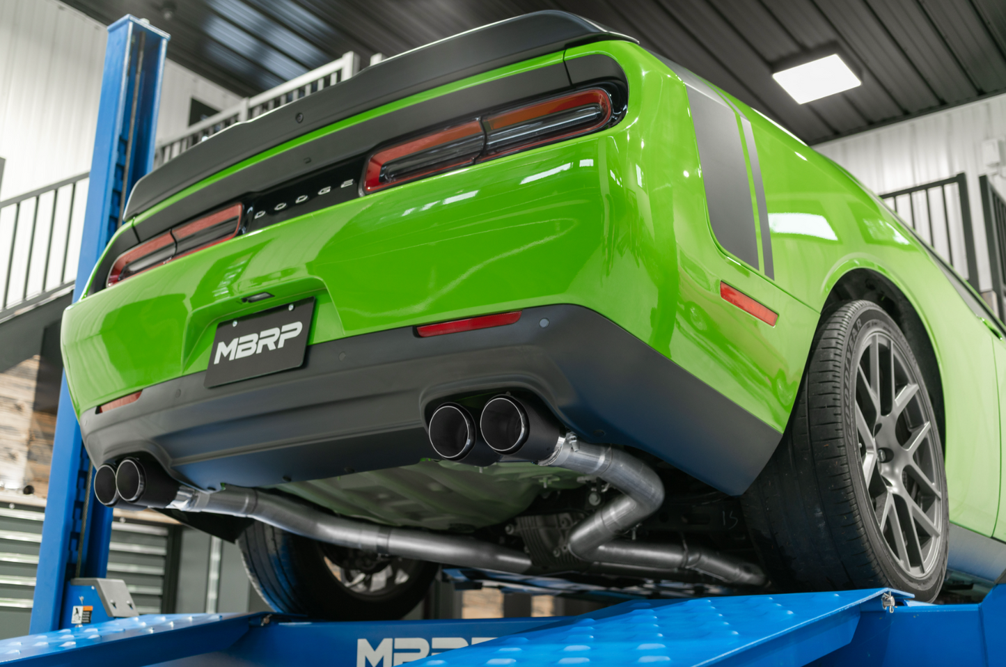 MBRP 3" Armor Pro Race Cat-Back Exhaust, Carbon Tips 2015-2023 Challenger 5.7L/6.2L/392/6.4L