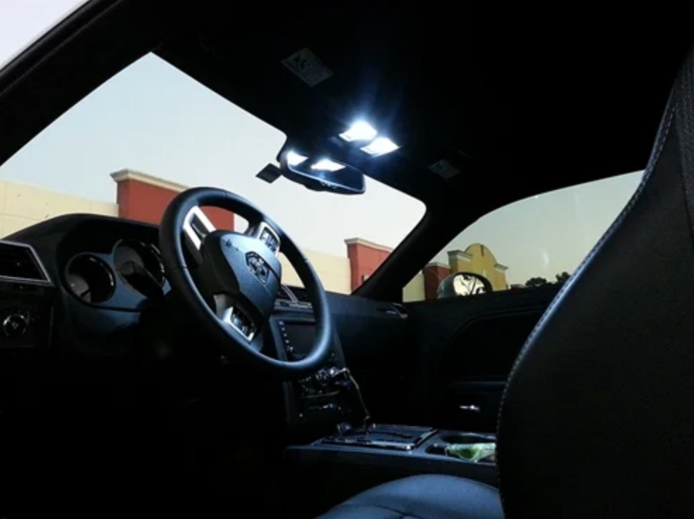 Radius LED Overhead Console Lights (Pair) 2005-2023 Challenger/Charger - Speedlogix