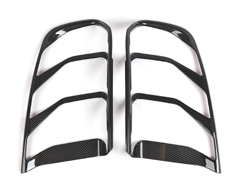 Speedlogix Carbon Print Rear Tail Light Covers 2018-2023 Mustang