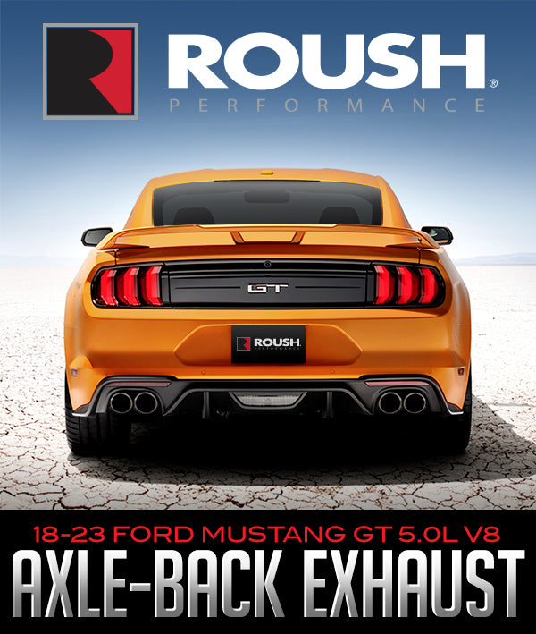 Roush Axle-Back Exhaust 2018-2023 Mustang 5.0L - Speedlogix