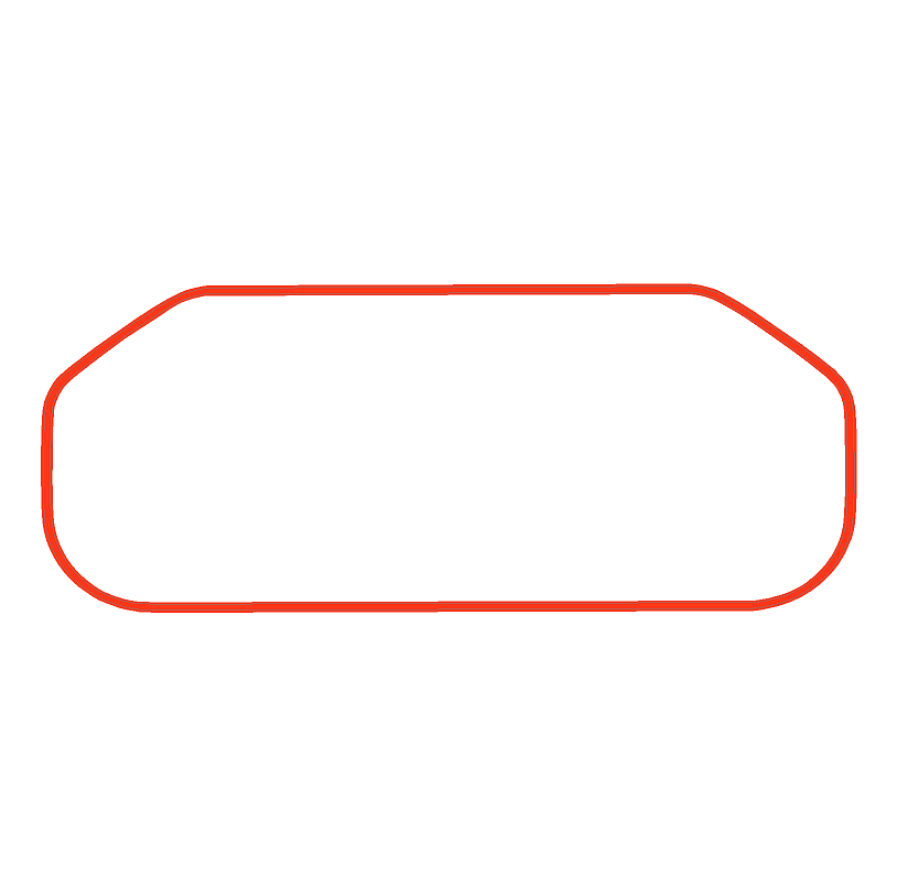 AC Controls Outline (Printed Series Vinyl) - 2021+ Bronco