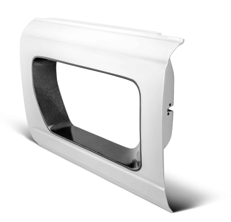AC Front Fiberglass Halo Doors, Carbon Inserts 2021 - 2024 Bronco 4 - Door - Speedlogix