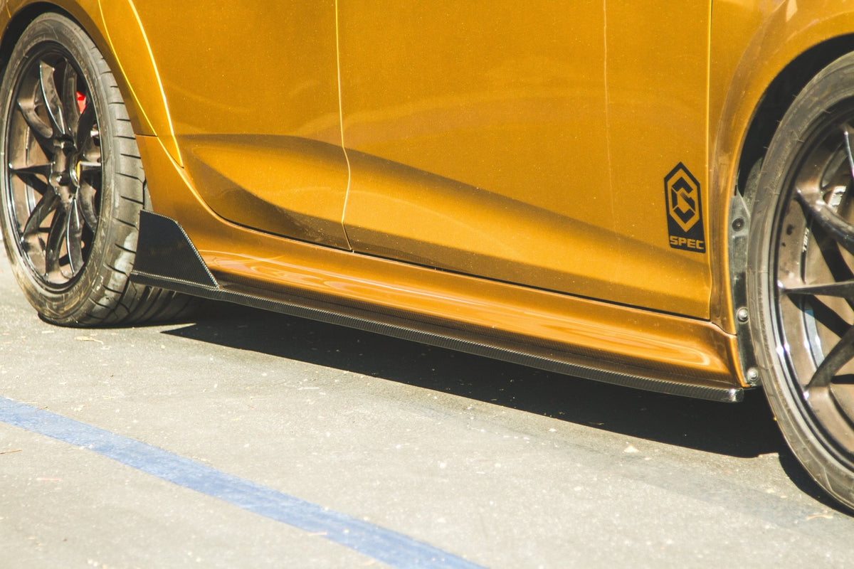 Acura Integra Type S DE5 Carbon Fiber Side Rocker Extensions/ Side Skirt 2023 - Current - Speedlogix