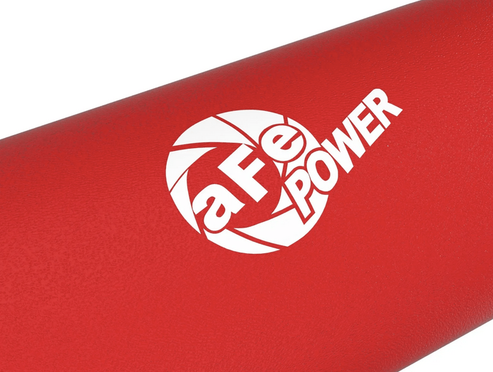 aFe BladeRunner 2 - 3/4" Aluminum Cold Charge Pipe Red 2020 - 2024 Explorer ST - Speedlogix