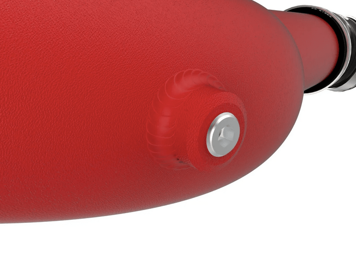 aFe BladeRunner 2 - 3/4" Aluminum Cold Charge Pipe Red 2020 - 2024 Explorer ST - Speedlogix