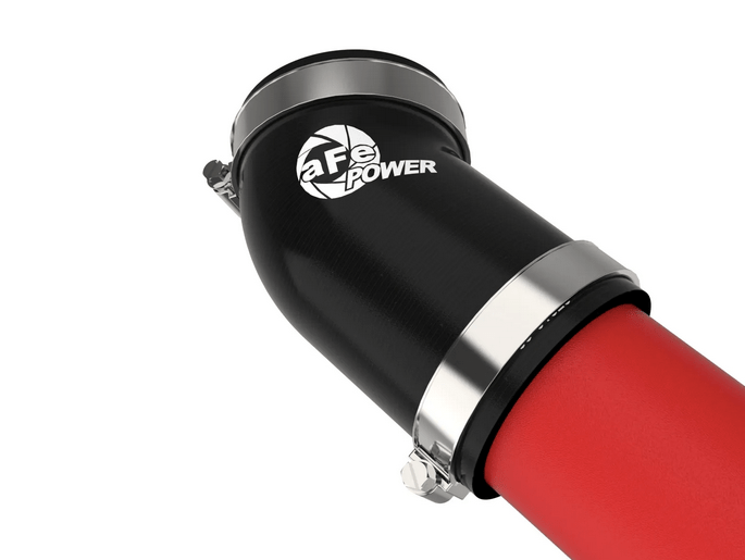 aFe BladeRunner 2 - 3/4" Aluminum Hot/Cold Charge Pipe Red 2020 - 2021 Explorer ST - Speedlogix
