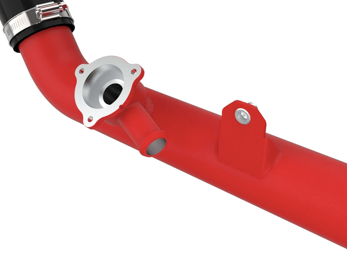 aFe BladeRunner 2 - 3/4" Aluminum Hot/Cold Charge Pipe Red 2020 - 2021 Explorer ST - Speedlogix