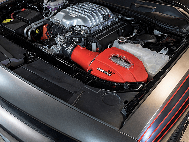 aFe Momentum GT Red Cold Air Intake, Pro DRY S Filter 2015 - 2016 Challenger/Charger 6.2L - Speedlogix