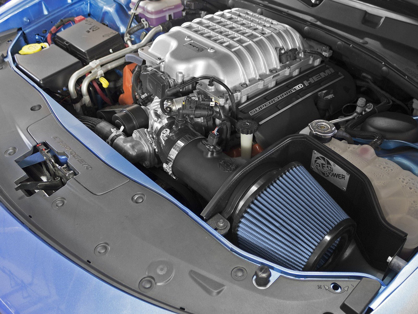 aFe Stage - 2 Pro 5R Cold Air Intake 2015 - 2016 Challenger/Charger 6.2L - Speedlogix
