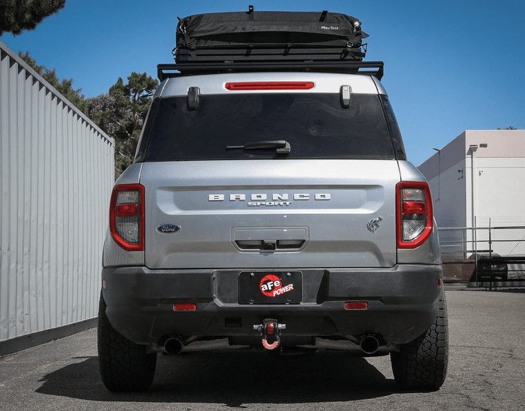 aFe Vulcan Cat - Back Exhaust, Carbon Tips 2021 - 2023 Bronco Sport 1.5L/2.0L - Speedlogix