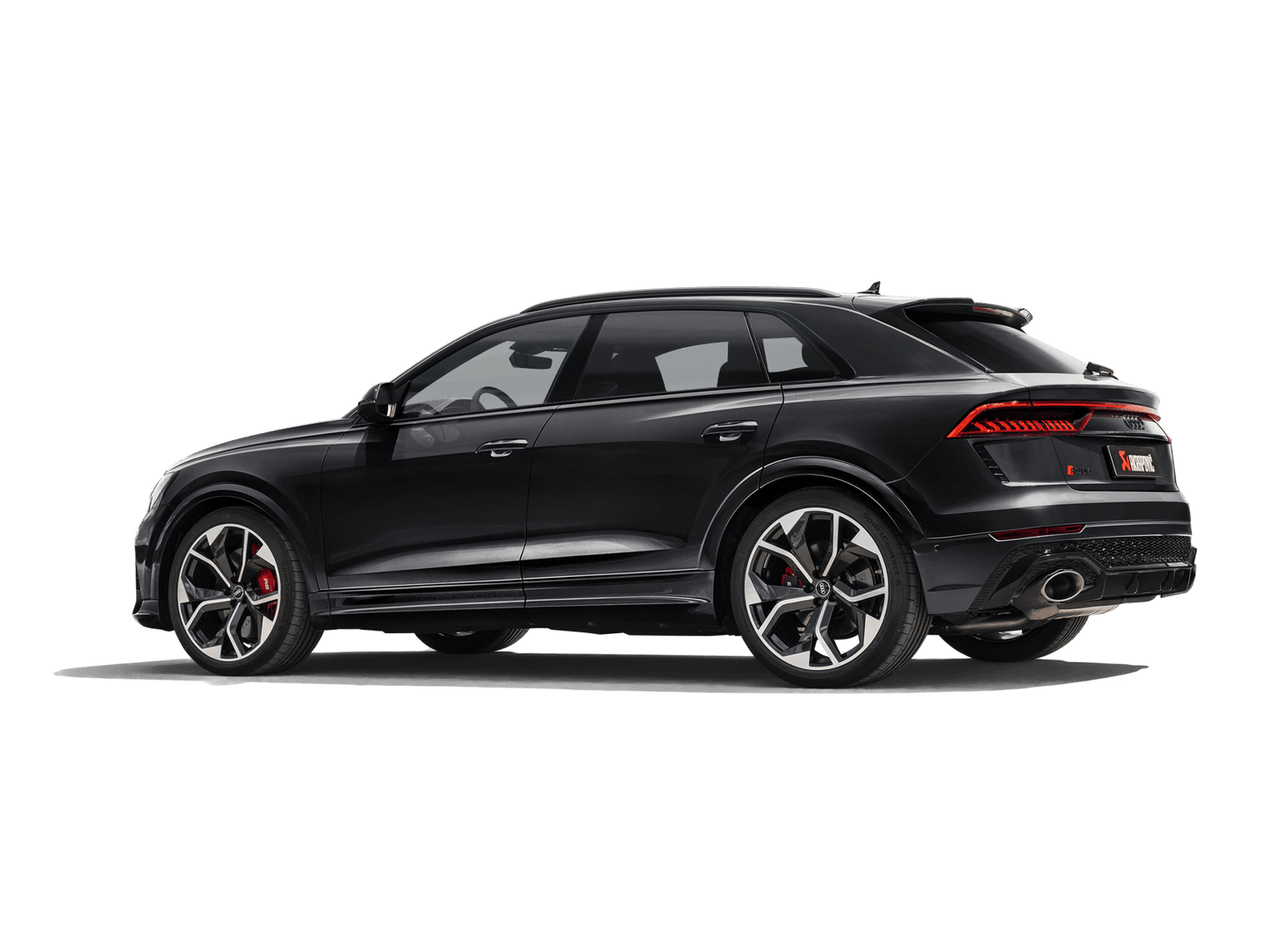 Akrapovic Evolution Titanium Cat - Back w/Carbon Fiber Tips 2020+ Audi RS Q8 - Speedlogix