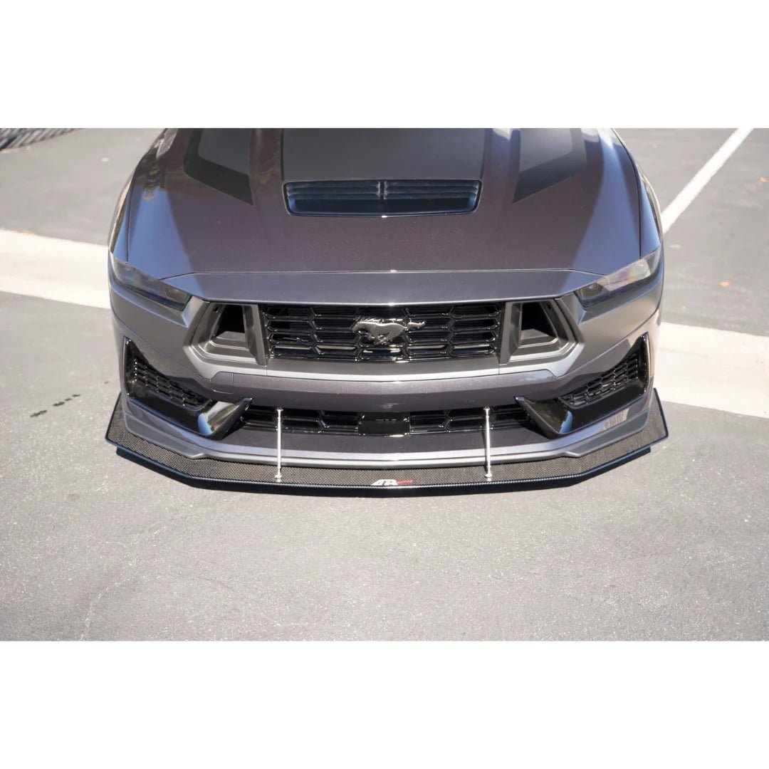 APR Performance Front Wind Splitter w/ Rods 2024 Mustang Dark Horse - Speedlogix