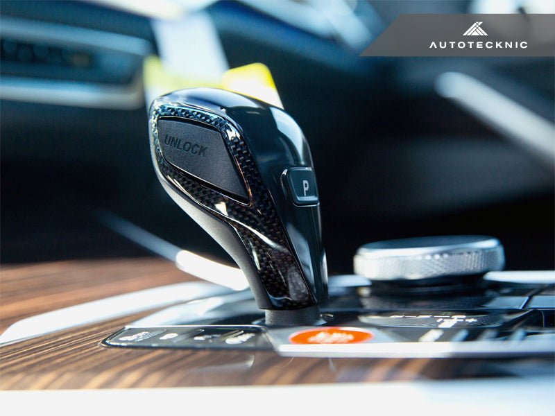 AutoTecknic Carbon Fiber Gear Selector Side Trims - G01 X3 LCI | G02 X4 LCI - Speedlogix