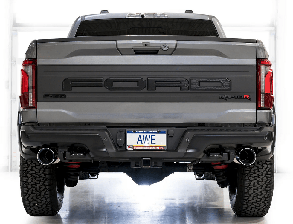 AWE SwitchPath Cat - Back Exhaust, Chrome Tips 2023 - 2025 Raptor R - Speedlogix