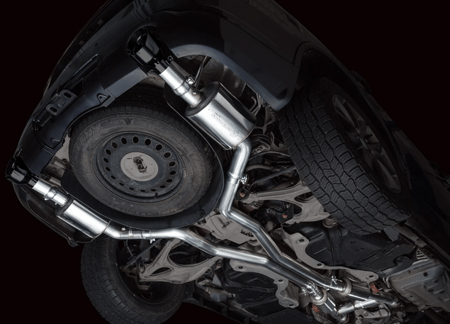 AWE Touring Cat - Back Exhaust, Black Tips 2011 - 2023 Durango 5.7L - Speedlogix