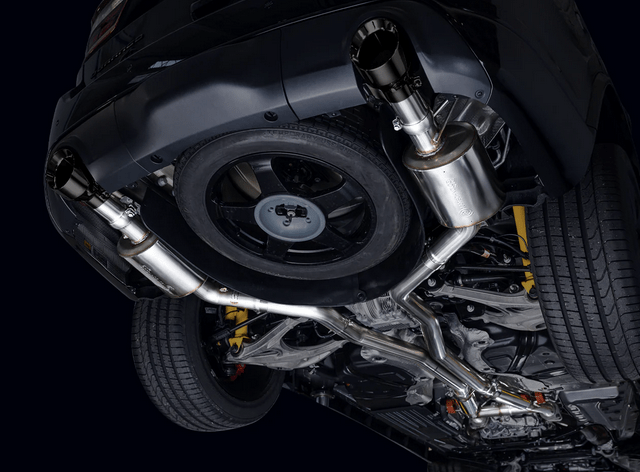 AWE Touring Cat - Back Exhaust, Black Tips 2018 - 2023 Durango 6.4L/6.2L - Speedlogix