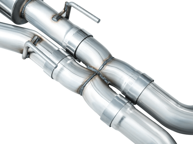 AWE Touring Cat - Back Exhaust, Black Tips 2020 - 2024 Explorer ST - Speedlogix