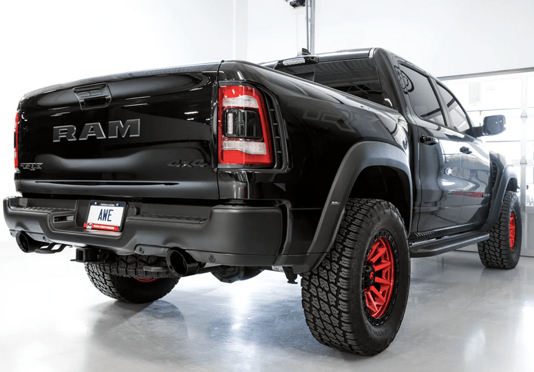 AWE Touring Cat - Back Exhaust, Black Tips 2021 - 2023 TRX 6.2L - Speedlogix