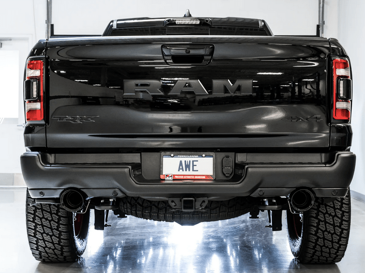 AWE Touring Cat - Back Exhaust, Black Tips 2021 - 2023 TRX 6.2L - Speedlogix