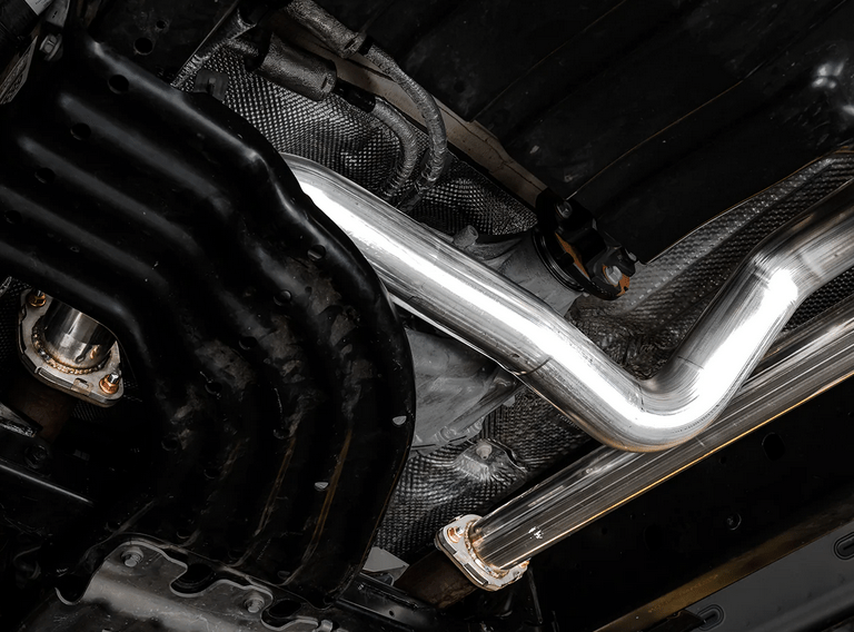 AWE Touring Cat - Back Exhaust, Black Tips 2021 - 2023 TRX 6.2L - Speedlogix
