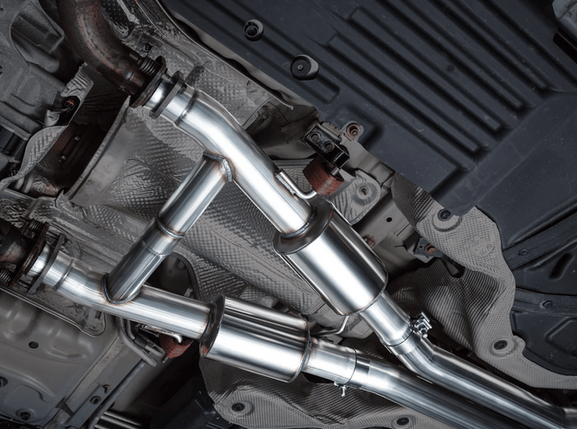 AWE Track Cat - Back Exhaust, Black Tips 2011 - 2023 Durango 5.7L - Speedlogix