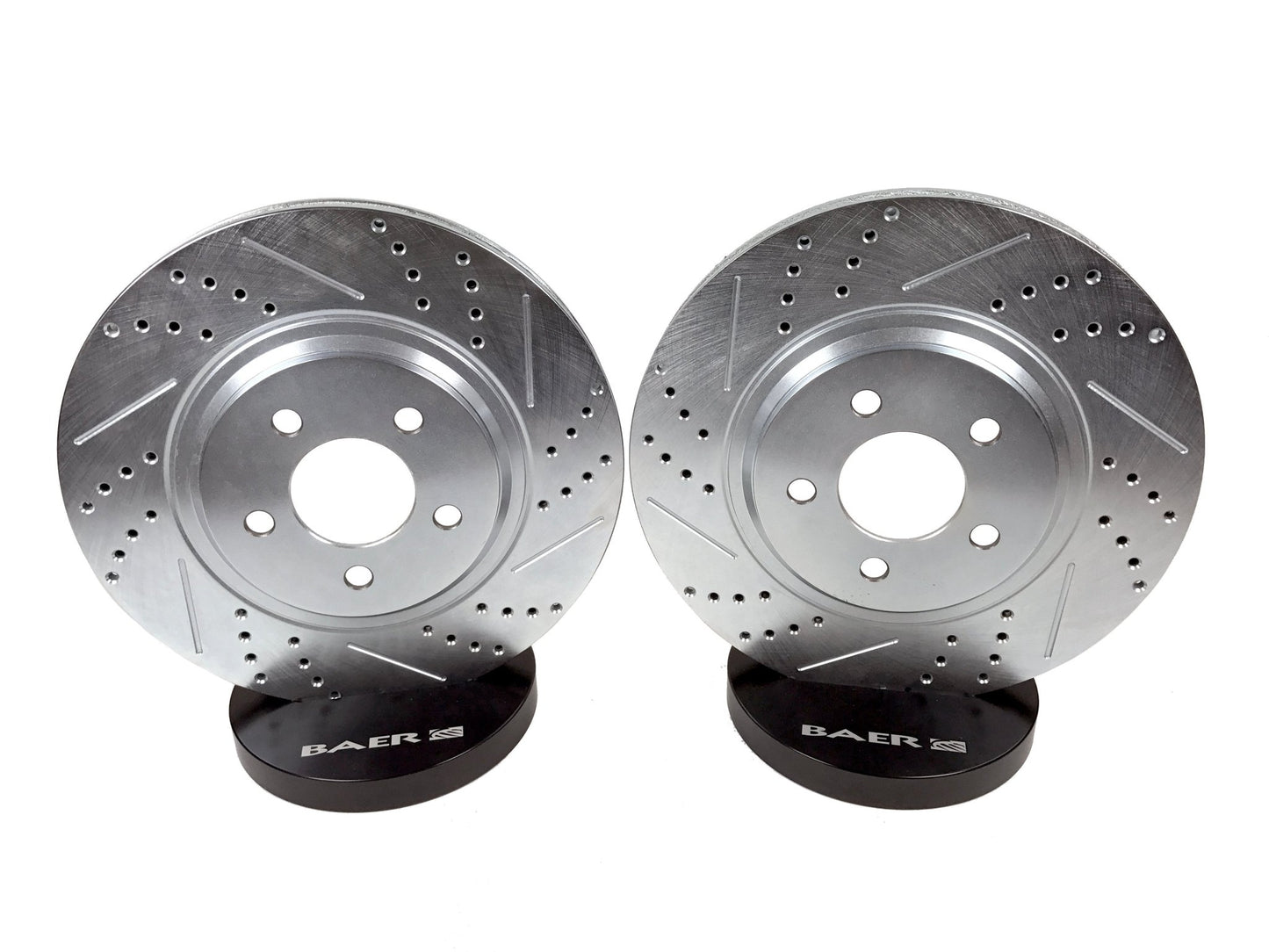 Baer Sport Drilled/Slotted Front Brake Rotors 2005 - 2023 Challenger/Charger 5.7L - Speedlogix