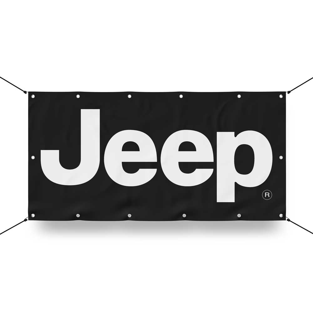 Banner - Jeep® Text (color options) - Speedlogix