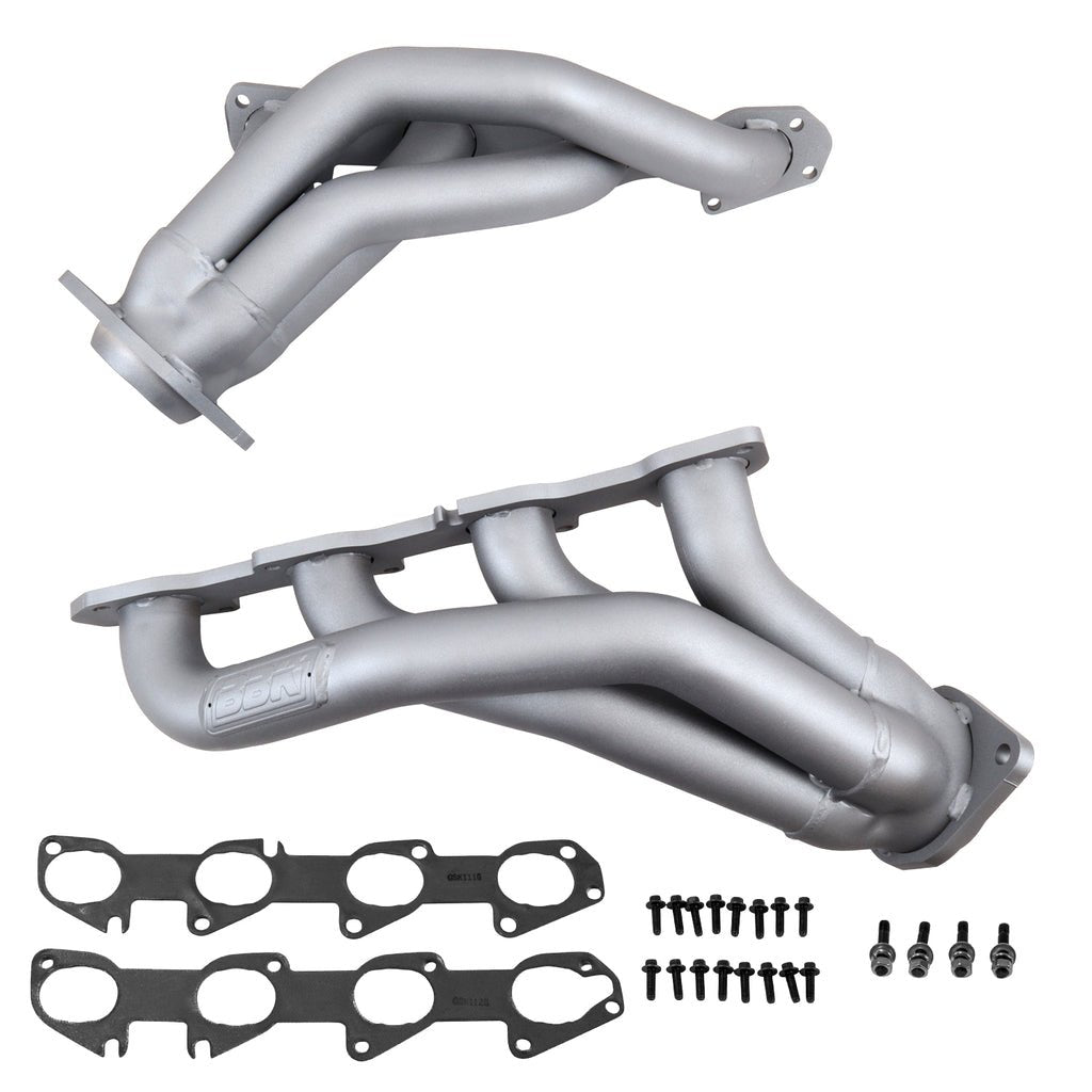 BBK Titanium Ceramic 1 - 7/8" Shorty Headers 2006 - 2010 Challenger/Charger 6.1L - Speedlogix