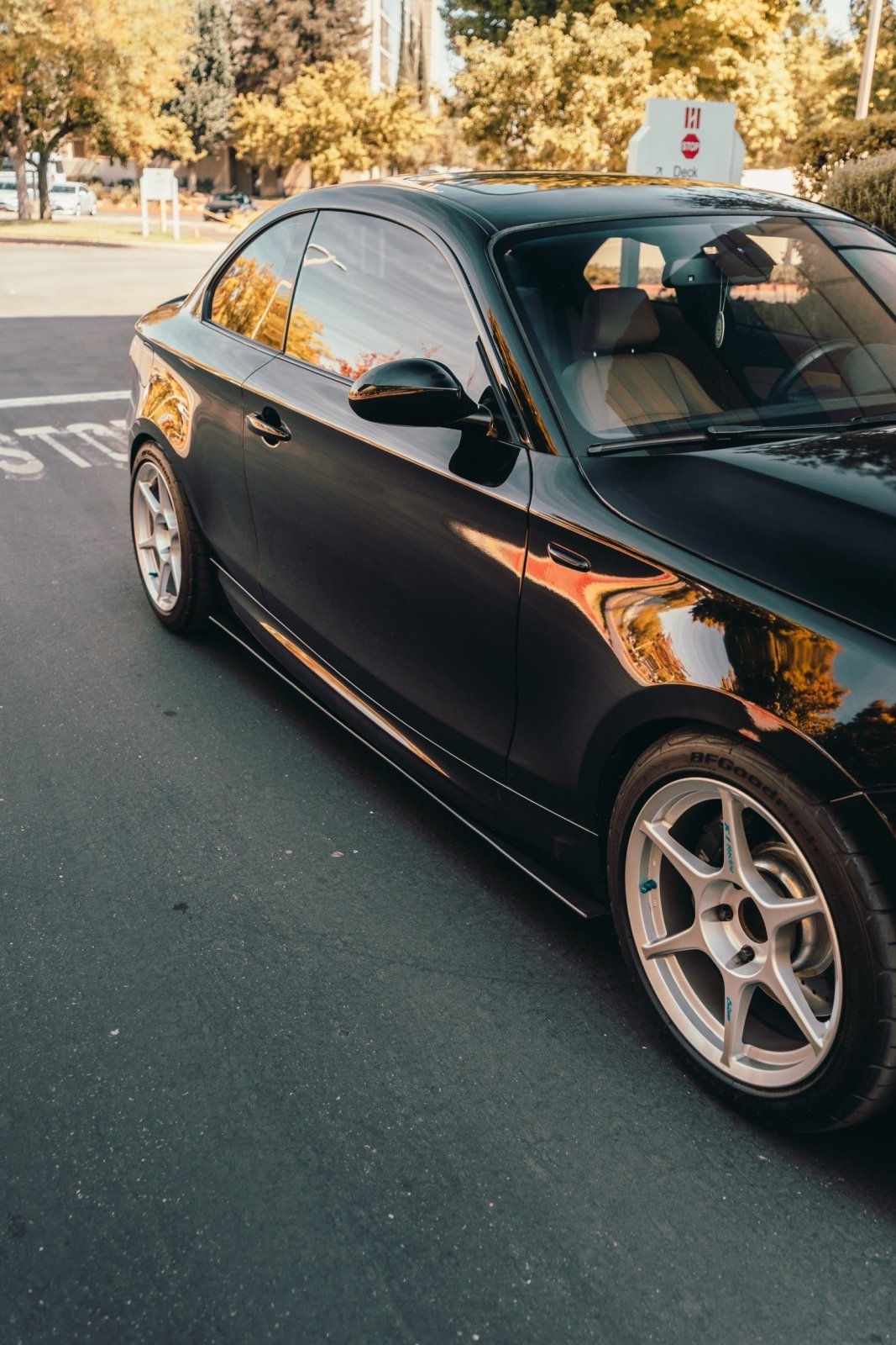 BMW 128i / 135i (2007-2013) Carbon Fiber Side Skirt Extensions