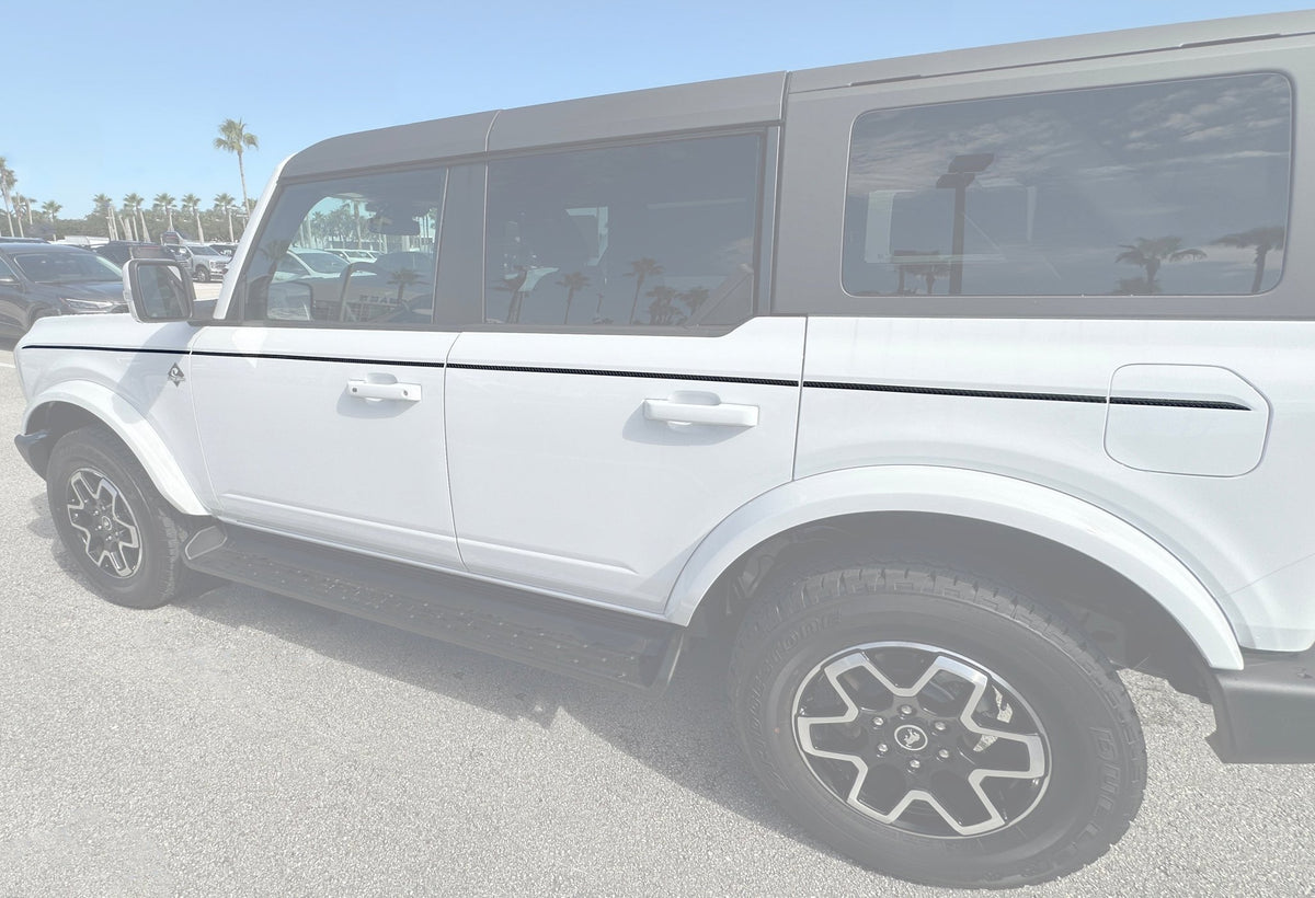 Body Line Accent Trim Fits 2021 - 2026 Ford Bronco - Speedlogix