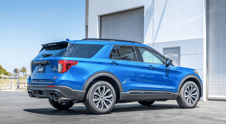Borla ATAK Cat - Back Exhaust, Carbon Tips 2020 - 2023 Explorer ST - Speedlogix