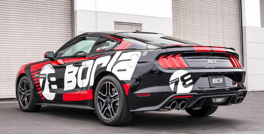 Borla ATAK Cat - Back Exhaust, Polished Tips 2018 - 2023 Mustang 5.0L - Speedlogix