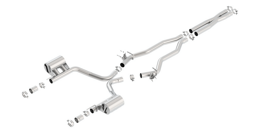Borla ATAK Cat - Back Exhaust, Valve Simulators 2015 - 2023 Charger 392/6.4L - Speedlogix