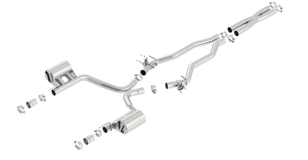 Borla ATAK Cat - Back Exhaust, Valved 2015 - 2023 Challenger 392/6.4L - Speedlogix