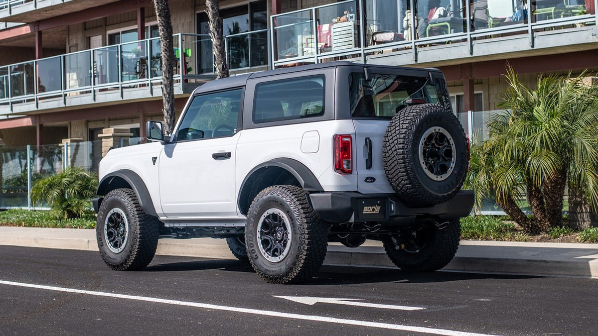 Borla S - TYPE Axle - Back, Silver 2021 - 2023 Bronco 2.7L - Speedlogix