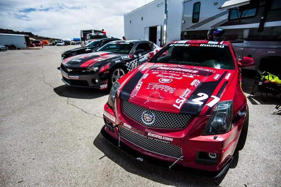 Cadillac CTS - V Coupe / Sedan Carbon Fiber Front Wind Splitter 2008 - 2015 - Speedlogix