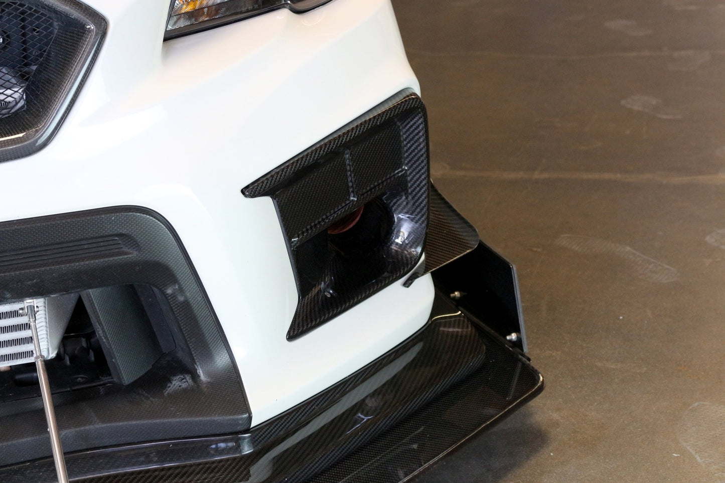 Carbon Fiber Subaru STI Brake Cooling Kit 2018 - 2021 - Speedlogix