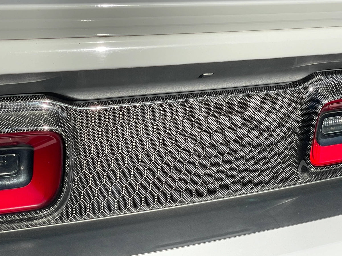 Real Carbon Fiber Taillight Trim Bezel Cover for 2015-2023 Dodge Challenger