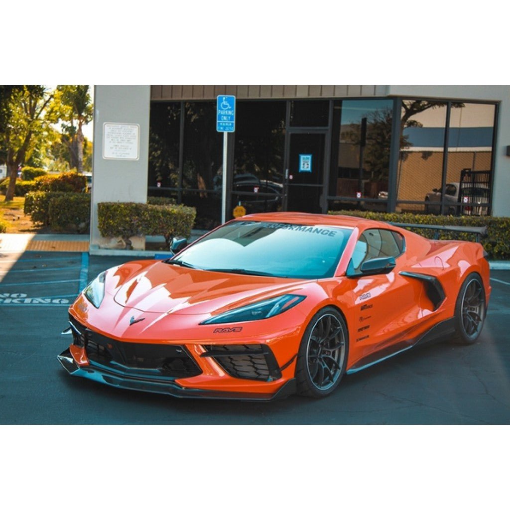 Chevrolet Corvette C8 Carbon Fiber Side Rocker Extensions/ Side Skirt - Speedlogix