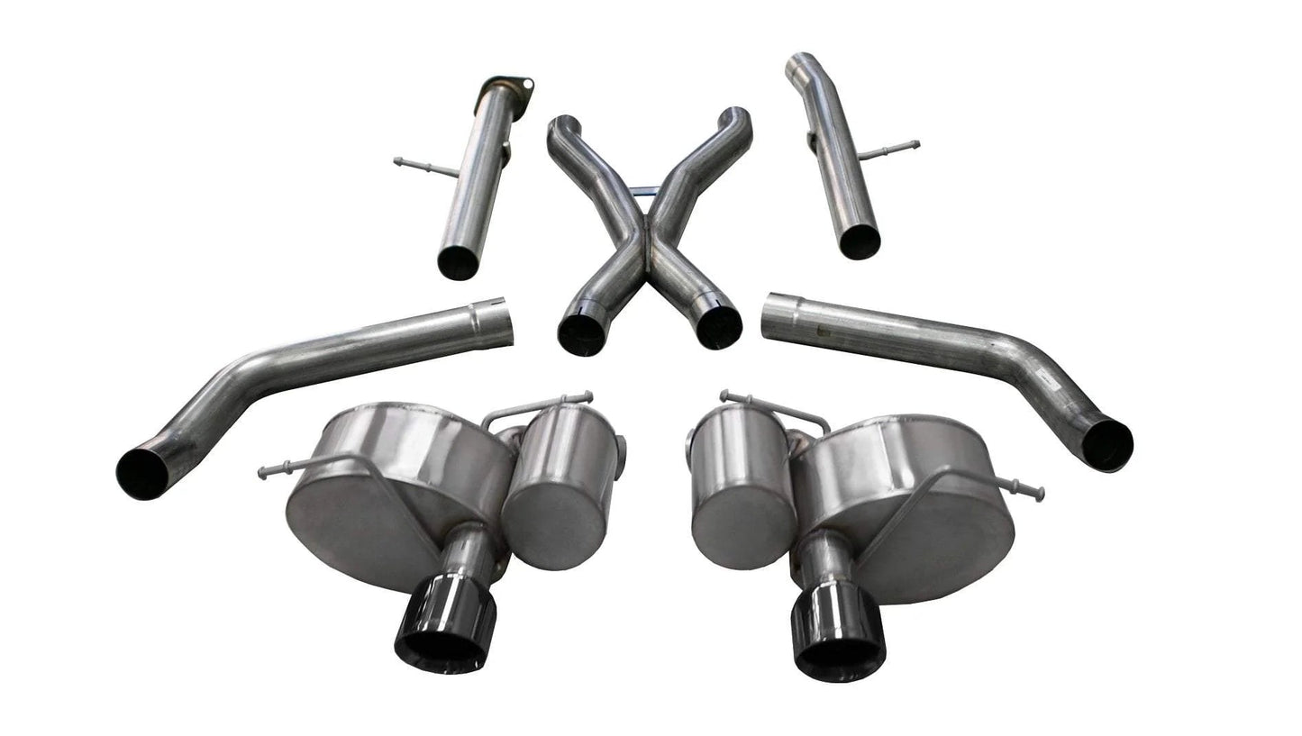 Corsa Xtreme Cat - Back Exhaust, Black Tips 2012 - 2021 Grand Cherokee 392/6.4L - Speedlogix