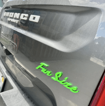 Custom Emblem Badge, Vintage Style Script Font - Speedlogix